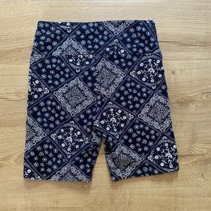 LOFT Lou&Grey bandana print bike shorts